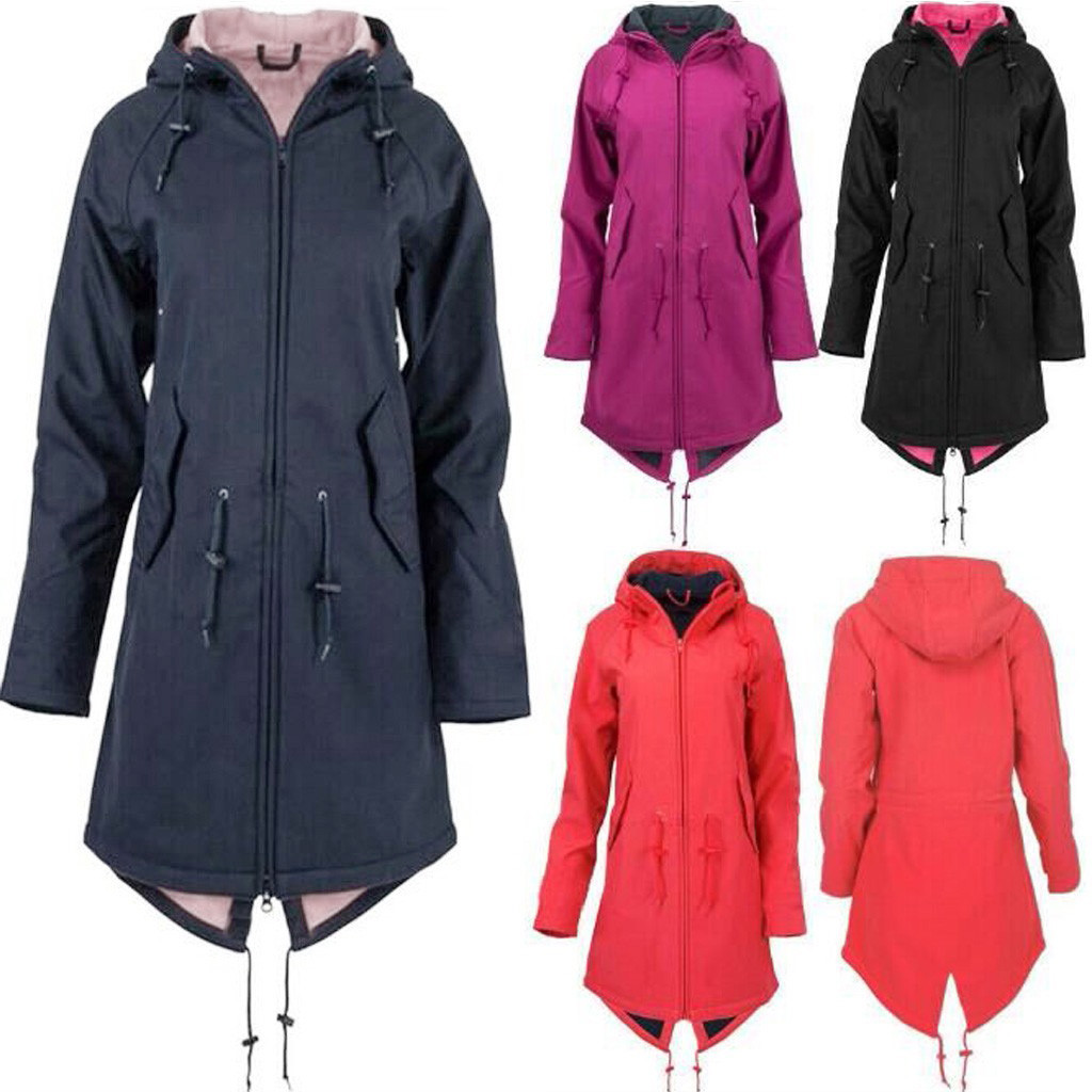 4@ Womens Raincoat Jacket Forest Jacket Raincoat Women Waterproof Rain Jackets Outdoor Long Autumn Winter Rain Coat S-5xl 