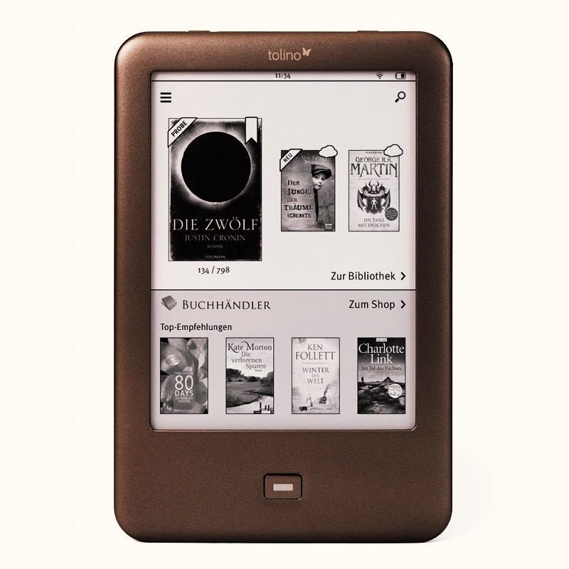 e-Book Reader Built in Light WiFi ebook Tolino Shine e-ink 6 inch Touch Screen 1024x758 electronic Book Reader