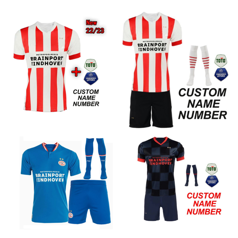  23 HOME Away VAN GINKEL GAKPO PSV mens T-shirt set