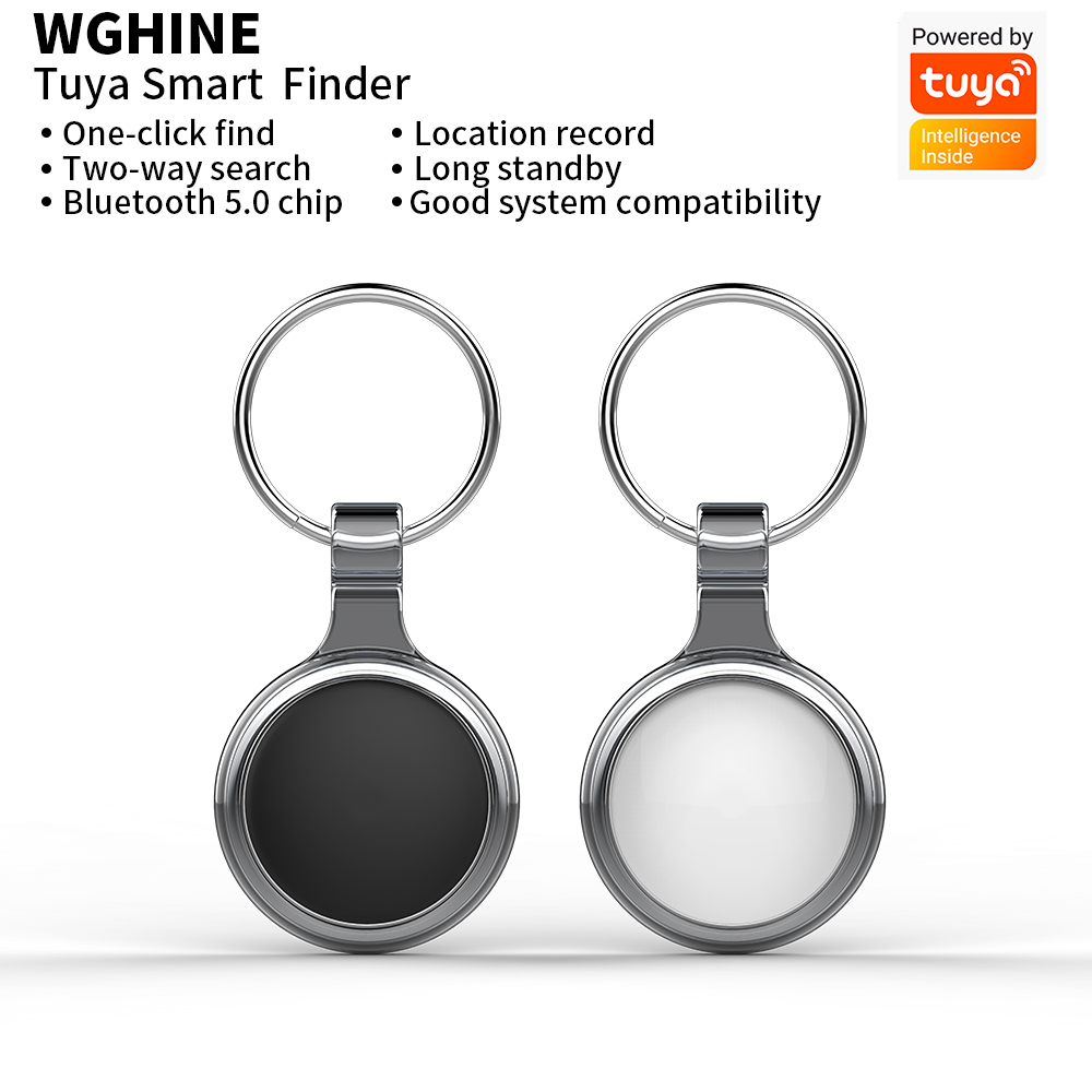 Tuya Mini Smart Tracker Bluetooth Smart Life APP Key Finder Keychain Phones Kids Pet Anti Loss Alarm Smart Tag Finder Locator