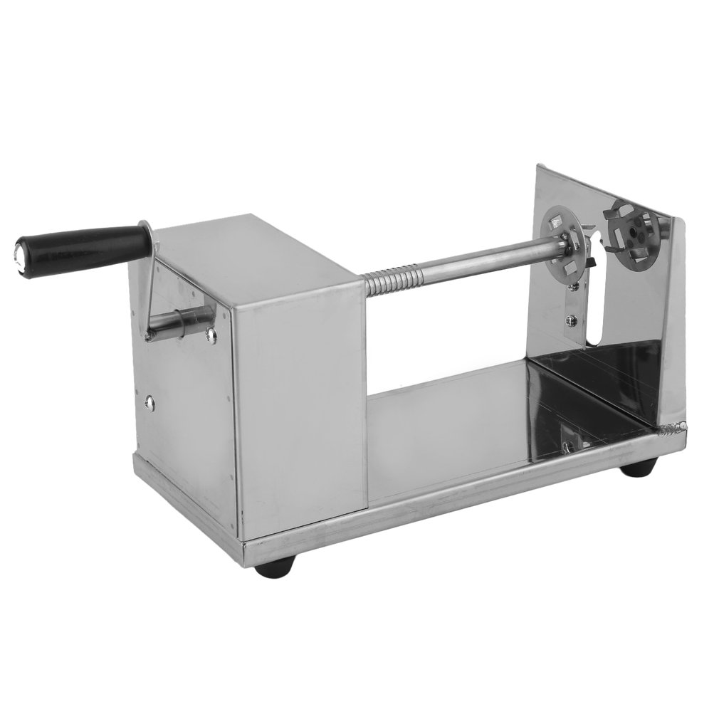 Manual Stainless Steel Twisted Spiral Potato Slicer French Fry Tornado Potato Tower Fruit & Vegetable cutter Kitchen Tool