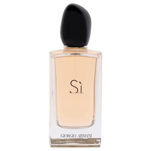 Armani Beauty– Sì – Eau de Parfum – Women's Perfume – Modern Chypre Fragrance – Blackcurrant Nectar, Rose De Mai & Freesia, Patchouli Notes - 3.3 Fl Oz