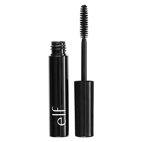 e.l.f. Cosmetics Volumizing Mascara, Mascara For Fuller, Thicker-Looking Lashes, Enriched With Vitamin E, Black,0.19 Fl Oz (Pack of 1)