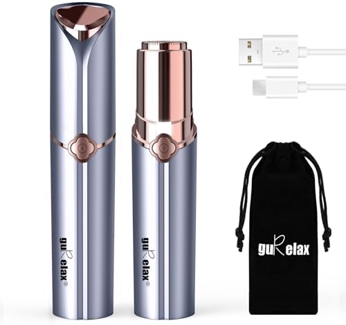 Facial Hair Removal for Women, Electric Painless Facial Hair Remover for Face, Chin, Lip with a Velvet Bag
