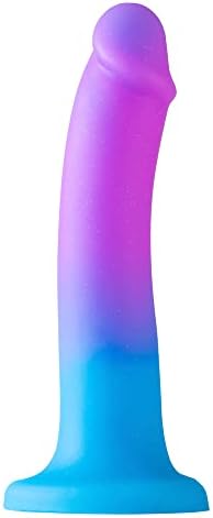 8'' Liquid Silicone Realistic Dildo,Gradient Color Penis for Vaginal and Anal Sex,Adult Sex Toy G-spot Prostate Orgasm,Lifelike Dick with Strong Suction Cup Compatible Strap-on Harness