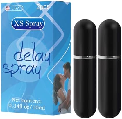 XS Spray - Enhancers - Quick Results-Desensitizing Delay Spray for Men clinically Proven to Help You Last Longer in Bed - Delay Without Losing Pleasure - Delay Sprayer，2pc（10ml）