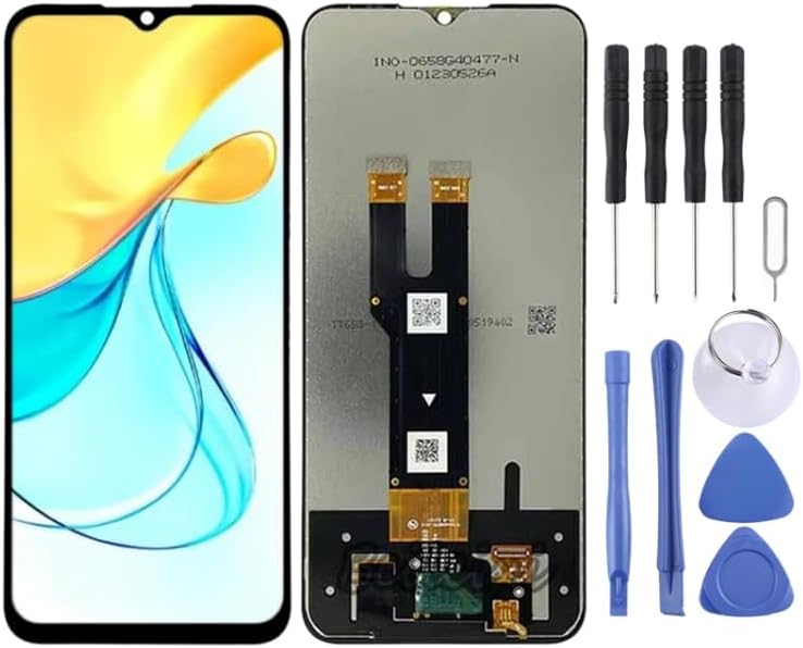 Mobile Phone Replacement Spare Parts for ZTE Blade V50 Design 4G LCD Screen with Digitizer Full Assembly (Black), Blacknull