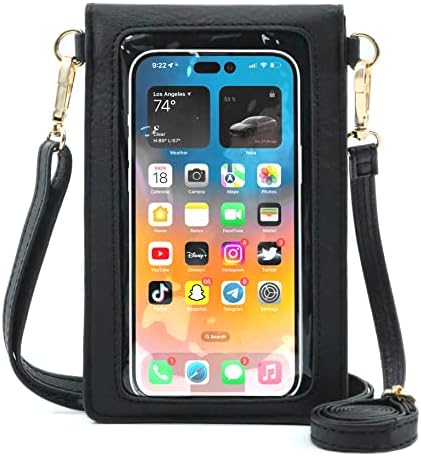 AnsTOP Small Crossbody Bags for Women, Crossbody Cell Phone Bag Tassel Wallet Purses with 2 Strap Best Gift for Women