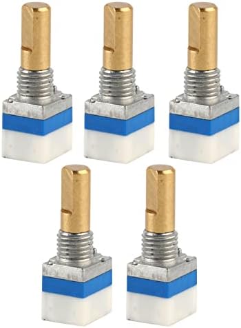 Walkie Talkie Volume Switch Knob, 5PCS Volume Control Switch Replacement Accessories Parts Radio Volume Controller Button Knob Head Selector Amplifier Matching with Shaft Home Audio UV5R 5RA Speaker