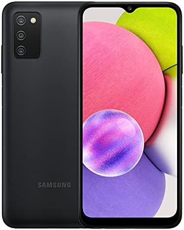 Samsung Galaxy A03s Cell Phone, AT&T GSM Unlocked Android Smartphone, 32GB, Long Lasting Battery, Expandable Storage, 3 Camera Lenses, Infinite Display - Black (Renewed)