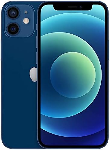 Apple iPhone 12 Mini 5G, US Version, 128GB, Blue - Unlocked (Renewed)