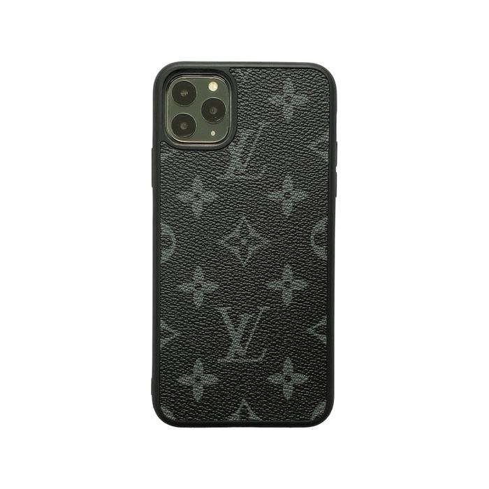 Classic Mono Full Cover iPhone Case – Black