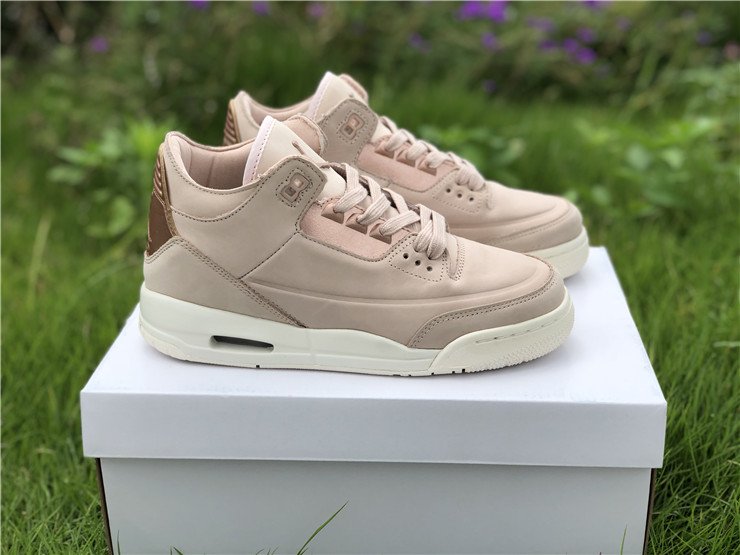 PK AIR JORDAN 3 PARTICLE BEIGE METALLIC RED BRONZE 2018