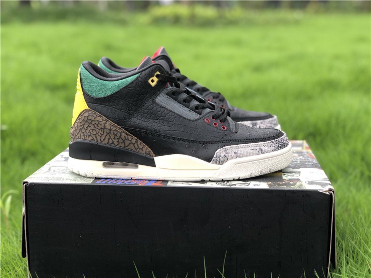 PK AIR JORDAN 3 RETRO SE ANIMAL INSTINCT 2.0 BLACK GORGE GREEN