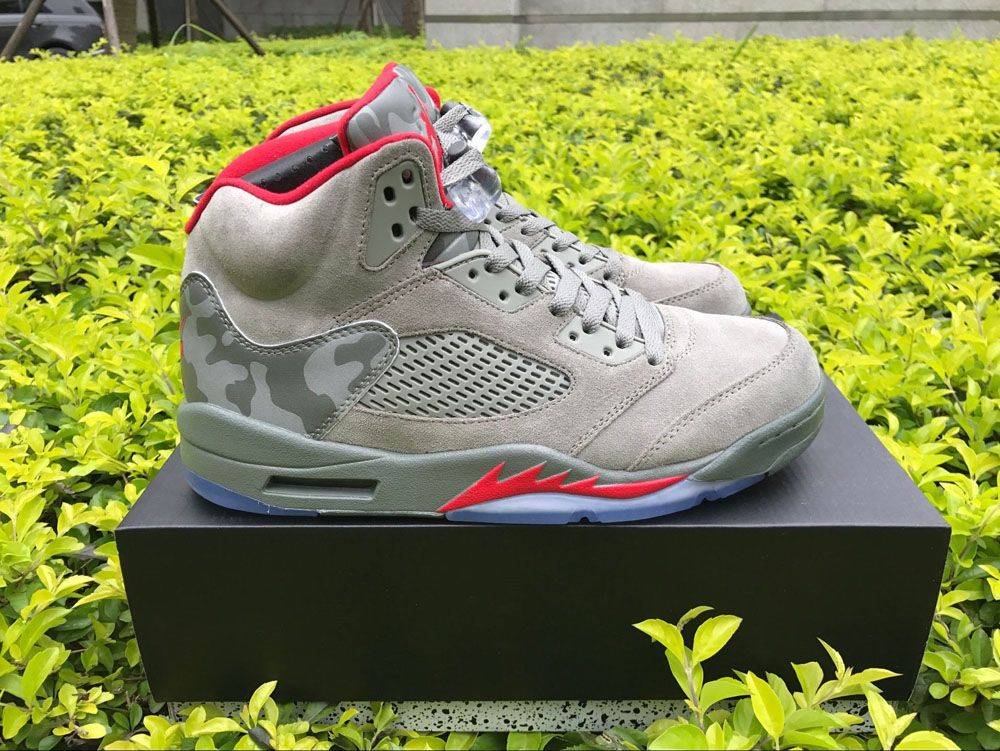 PK AIR JORDAN 5 RETRO REFLECTIVE CAMO DARK STUCCO