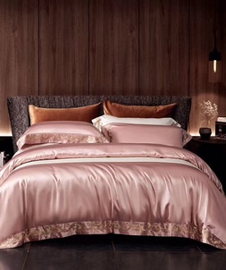 Fake replica hermes home pink bedding set 
