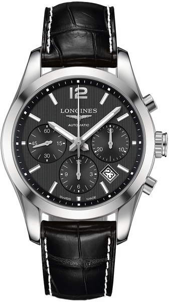 Longines Conquest Classic Black Dial Men’s Watch L2.786.4.56.3